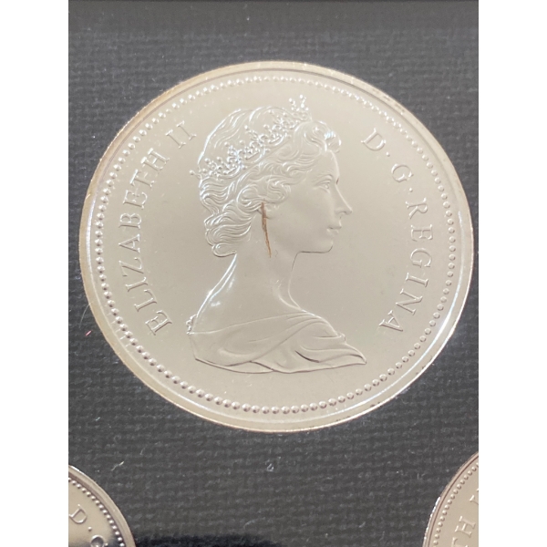 1975 Canadian Proof Coin Set Featuring Calgary Dollar