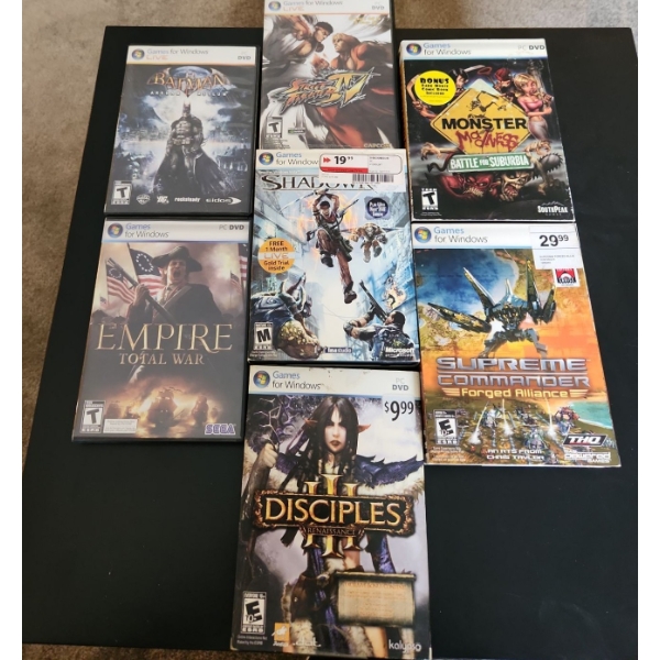 Assorted PC Games: From Batman to Monsters! Titles Listed in Description 