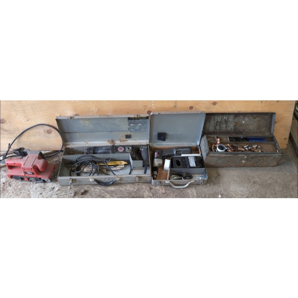 Tool Collection - Black & Decker 3/8" Drill 1982, Black & Decker Cut Saw, Black & Decker BR400