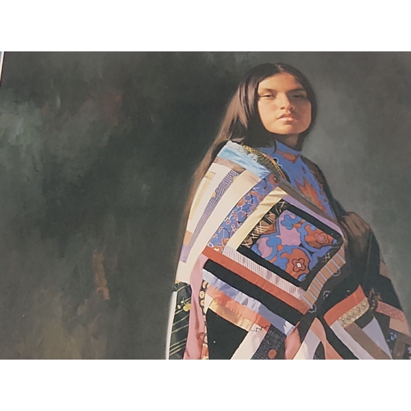 Limited Ed. Signed Print " The Heirloom" by Donald V. Crowley #477/1000 ( 19"W x 28.5H with Frame)