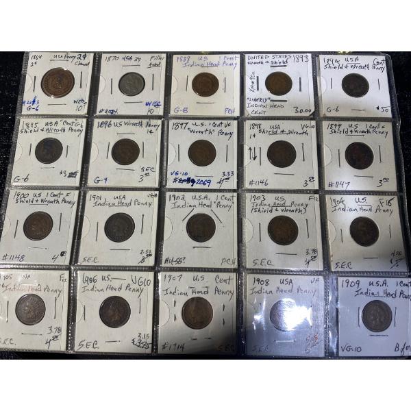 American Indian Head Pennies
