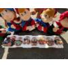 Image 3 : collection of Christmas decorations with battery operated Christmas carollers and small set of snow 
