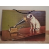 Image 1 : 'His Masters Voice' Art Print on Wood 21x16