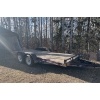 Image 1 : Rainbow flat deck trailer in great condition with ramps tires still in good shape