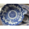 Image 2 : Blue & White Ceramics- Platter, Deep Bowl & 2 Small Bowls