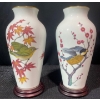 Image 1 : Franklin Porcelain "Companions of Autumn"  and "Heralds of Spring" Vases