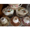 Image 4 : Royal Worcester England Fine Bone China Set with Teacups and Lidded Dishes