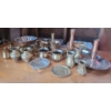 Image 1 : - Assorted Metalware Incl: Tray 17 x 8.5, Bowl, Small Vases and More!