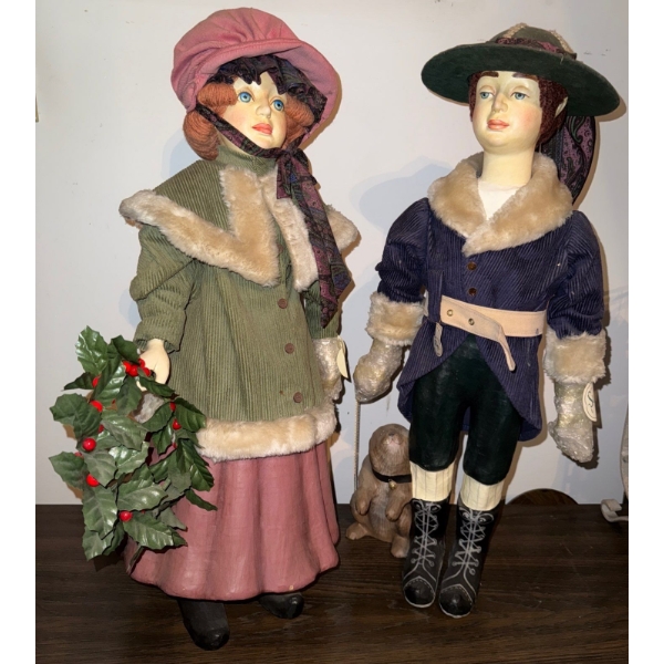 Byers's Choice Caroler Figurine's 18T - Christmas Collectables  