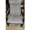 Image 1 : Ikea Poang Rocking Chair w/ Dark Grey Cushion 26.5 W, 34 D, 34 T (1st)