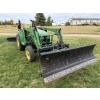 Image 24 : John Deere 4310 Tractor w/ Loader & Mower Deck Forks Hydraulic Snow Blade Amazing Condition 