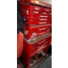 Image 2 : Mastercraft Rolling Tool Chest- Red Multiple Drawered Tool Box Full Of Various Tools & Garage Goodie
