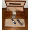 Image 2 : For The Fella's - Oak Jewelry Chest Cufflink Collection New Genuine Leather Wallet & more