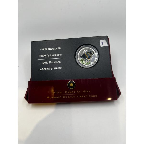 2006 Canada 50-cent Butterfly - Short-Tailed Swallowtail