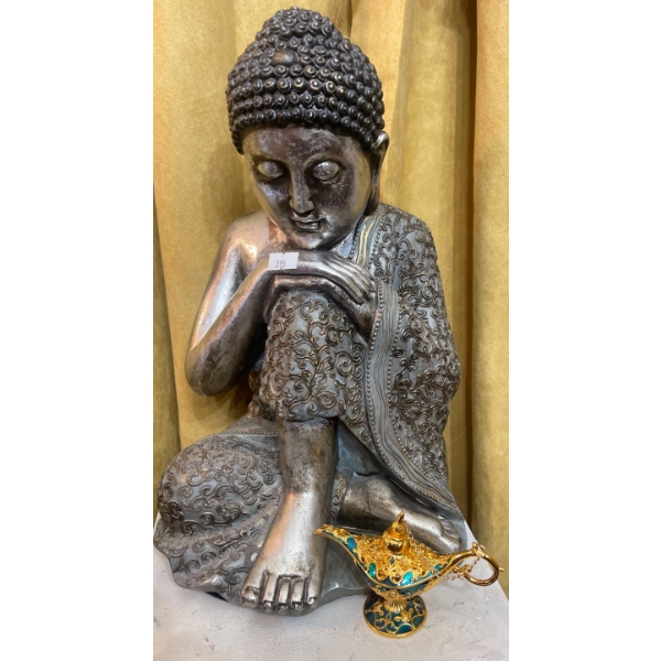 Silver Buddha Statue 15T