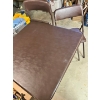 Image 1 : Deluxe folding Card table and 4 chairs. 