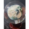 Image 3 : Wang Xisan Ji School Reverse Painting of a Rabbits Crystal Globe