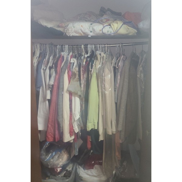 Contents of Closet- Women's Clothing/ Assorted Sizes (8)