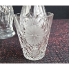Image 2 : 7-Piece Set - Cut Glass Decanter Set With Tumblers