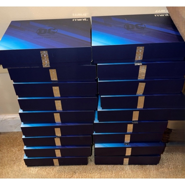 DC Trading Coins Empty Boxes