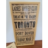 Image 9 : Framed Antique Ladies Port Dover Hockey Club Poster and Antique Hockey News Collection