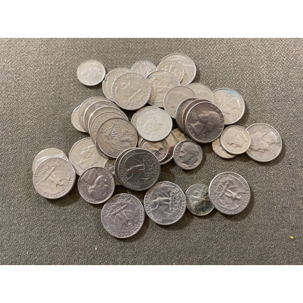 U.S. and Canadian Coins, Mixed Denominations