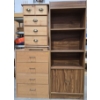 Image 1 : Storage Shelf + 2 Dressers Bundle (all show some wear)