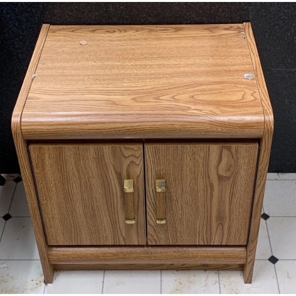 Small Wood End Table 17x14x15