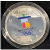 Image 2 : 2010 $1 Vancouver Olympic Winter Games Lucky Loonie Coin 92.5% Silver 7 grams