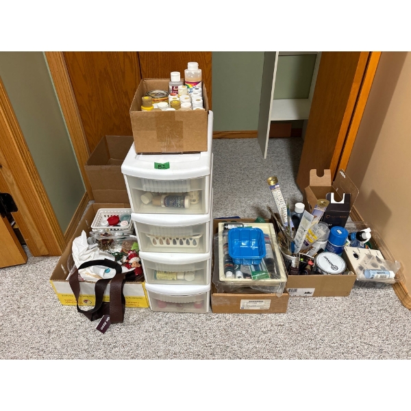 Large Collection Of Paint & Arts & Crafts Supplies 