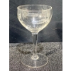 Image 6 : Vintage Etched Crystal Stemmed Glasses and Sherbet Cup