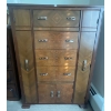 Image 3 : Mid Century Mans Wardrobe Tall Boy Dresser 36L x 20D x 50T