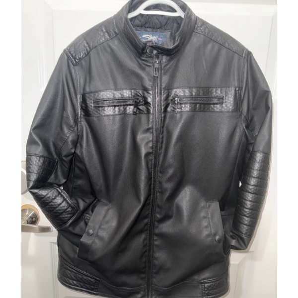 SILVER Insulated Moto Jacket - Men's Size Small