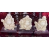 Image 3 : Decorative Jeweled Pedestol Chair w/ Budda Statues & More, Chair: 24 T