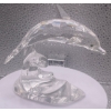 Swarovski Crystal Dolphin jumping of the water