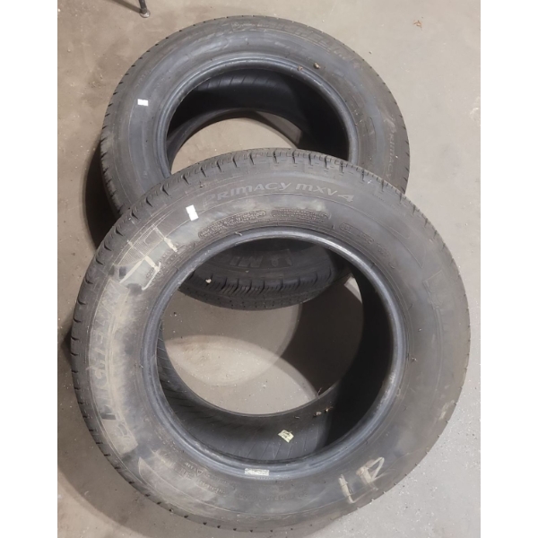 2 Michelin Tires 235/60R16 100H Each, Good Tread 