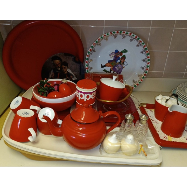 Collection Of Red Kitchen Decor 