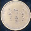 Image 5 : 2018 National Institute for the Blind $30 Fine Silver Coin & Bronze Medallion Set
