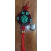 Image 1 : Lovely Faux Jade Oriental Monk Hanging Wall Art w/ Lovely Oriental Art Orb on Stand