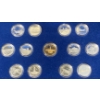 Image 2 : 1992 Royal Canadian Mint 125th Anniversary 13-Coin Proof Set 92.5% 2.1 Troy Ounces