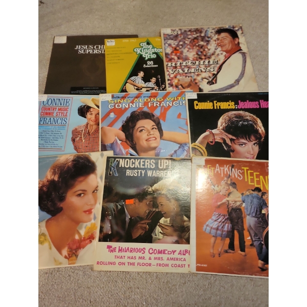 Vinyl Records Collection - Connie Francis Rusty Warren Jesus Christ Superstar & More