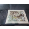 Image 2 : Framed and Signed Print " At the Cliff - Bobcat "