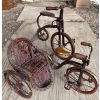 Image 1 : Collectible Doll Accessories - Antique Tricycle w/ Side Car & more