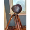 Image 1 : Antique Brass Sea Shore Spot Light On original extending tripod 
