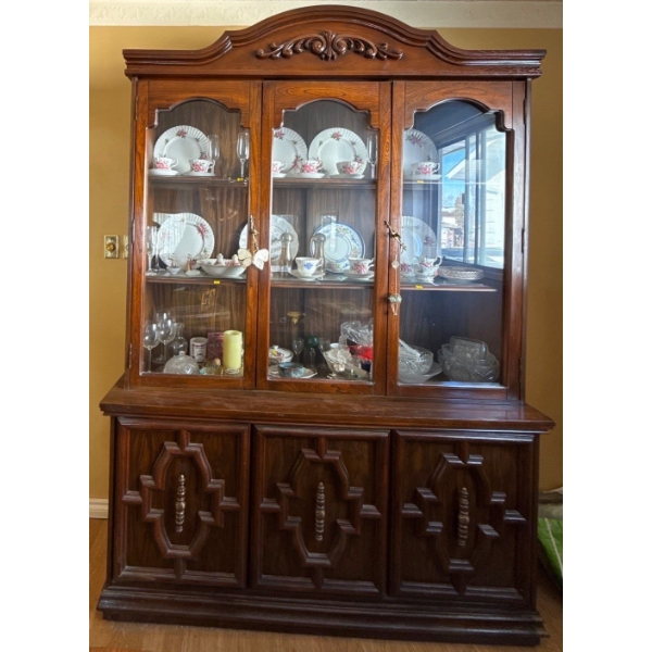 Wooden China Cabinet -  60W, 86T 