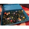Image 2 : Collection of vintage including a marble collection Bouncy ball collection art supplies and a Talkin
