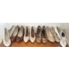 Image 1 : Vintage 1970s Kicks - Ladies Footwear Size 6.5-7 - Genuine Python Skin Assorted Leathers 
