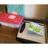 Image 1 : Scrapbooking Supplies Including: Fiskars Cutting Board, Glue Gun, Tape and More!