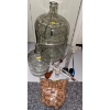 Image 2 : DIY Wine Making Kit w/ Solid Wood Vino Rack & Decorative Ice Bucket 