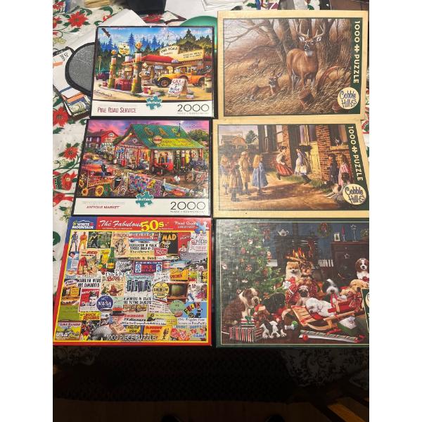 collection of 8 puzzles